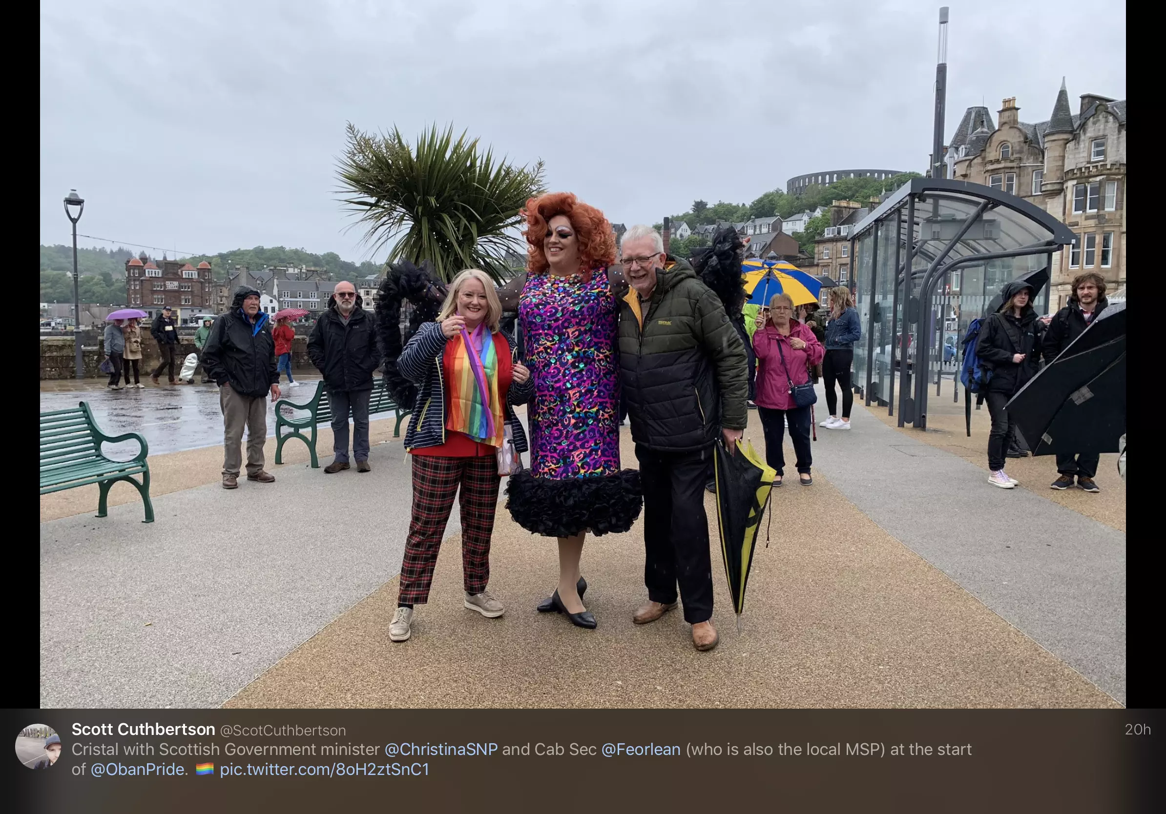 BPA Christina McKelvie & BPA Mìcheal Russell aig Feise-proise an Òbain 2019